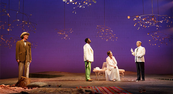 Aristocrats among the blossoms in The Cherry Orchard. (Photo: Joan Marcus)