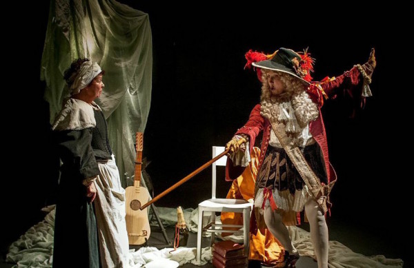 Angela Curran and Elizabeth Mansfield in The Restoration of Nell Gyn. Photo: Anthony Robling.